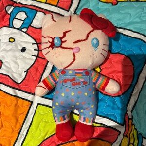 Chucky hello kitty plush
